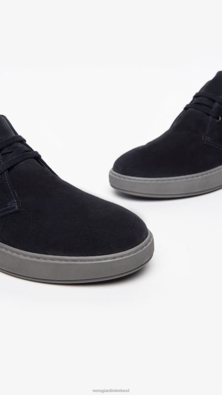 NeroGiardini Men Art. I303064U suede desert boots Blu N8HP4343