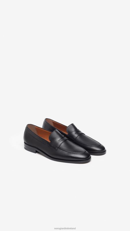 NeroGiardini Men Art. I302931UE leather loafers Nero N8HP4369