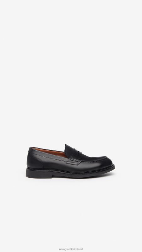 NeroGiardini Men Art. I302951UE leather loafers Nero N8HP4363