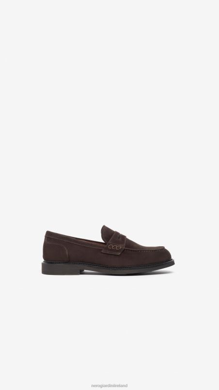 NeroGiardini Men Art. I302961UE suede loafers Testa Di Moro N8HP4364