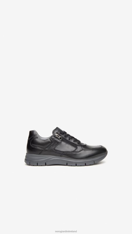 NeroGiardini Men Art. I102153U leather sneakers Nero N8HP4326