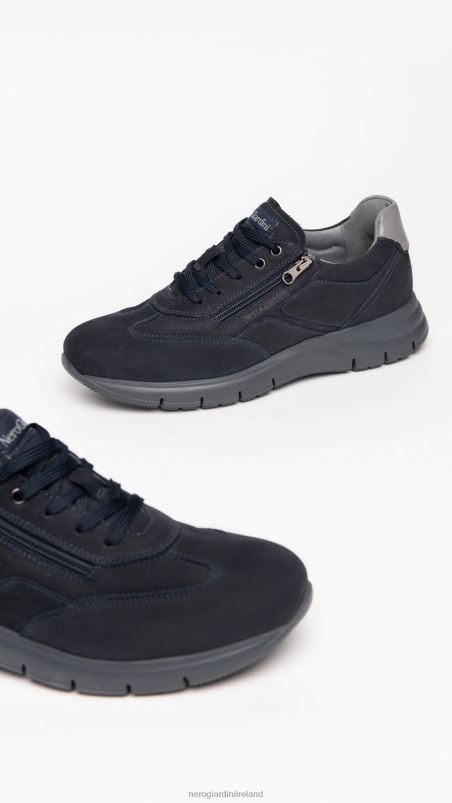 NeroGiardini Men Art. I202501U leather sneakers Navy N8HP4331