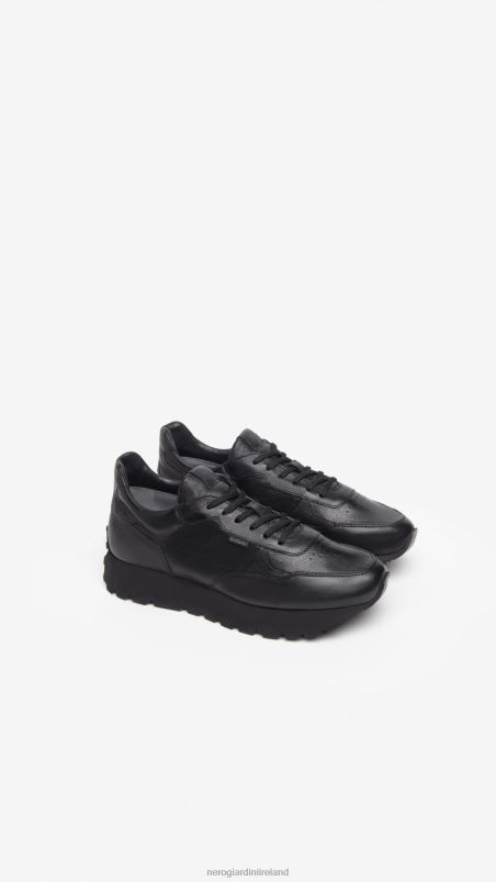 NeroGiardini Men Art. I303020U leather sneakers Nero N8HP4338