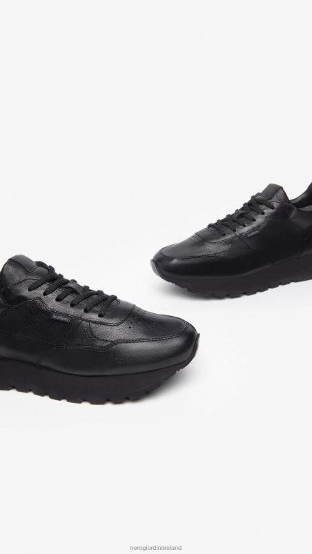NeroGiardini Men Art. I303020U leather sneakers Nero N8HP4338