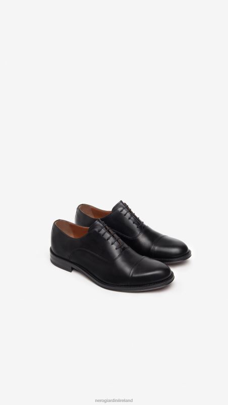 NeroGiardini Men Art. I302920UE leather tie-up shoes Nero N8HP4349