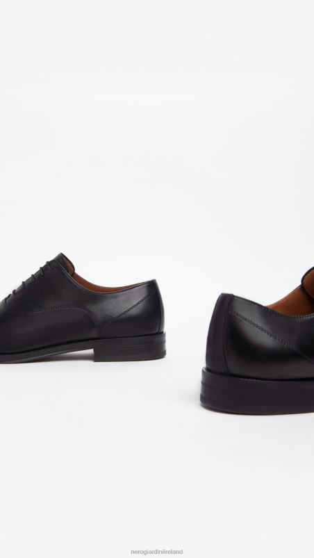 NeroGiardini Men Art. I302920UE leather tie-up shoes Nero N8HP4349