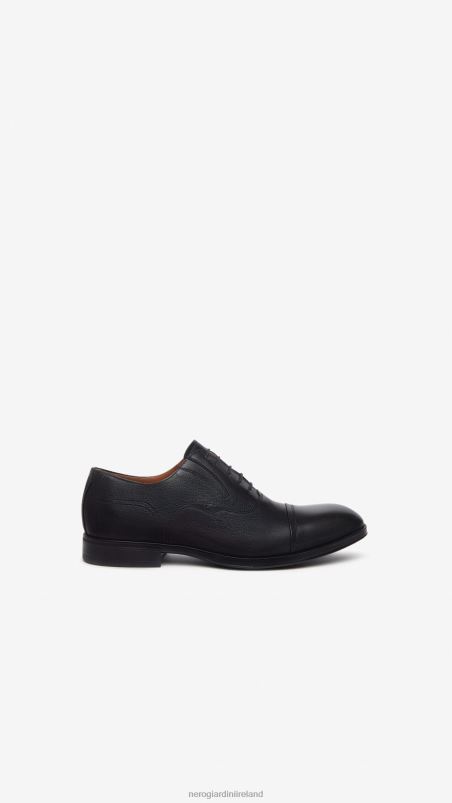 NeroGiardini Men Art. I302940UE leather tie-up shoes Nero N8HP4347