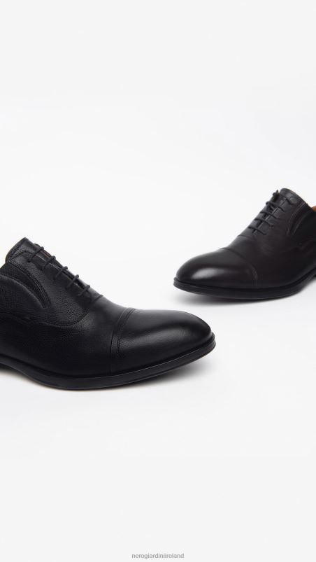 NeroGiardini Men Art. I302940UE leather tie-up shoes Nero N8HP4347