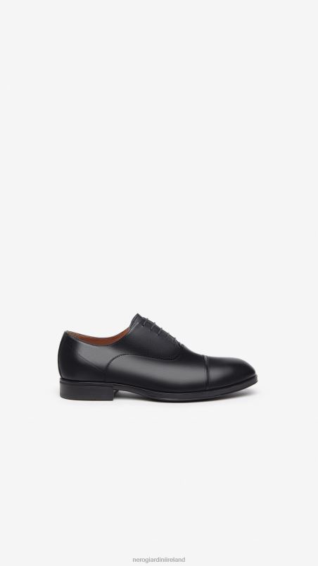 NeroGiardini Men Art. I302942UE leather tie-up shoes Nero N8HP4345
