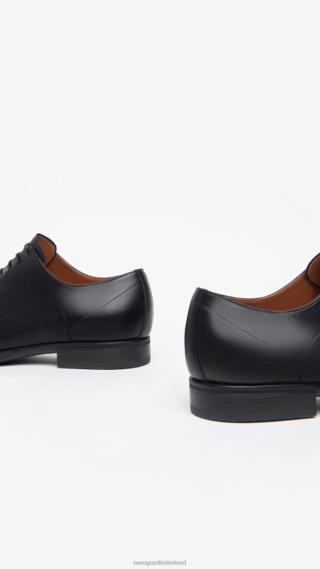NeroGiardini Men Art. I302942UE leather tie-up shoes Nero N8HP4345