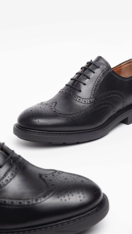 NeroGiardini Men Art. I303000UE leather tie-up shoes Nero N8HP4346