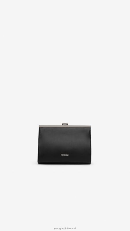 NeroGiardini Women Art. E343006DE technical fabric clutch Nero N8HP4314