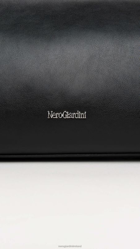NeroGiardini Women Art. E343006DE technical fabric clutch Nero N8HP4314