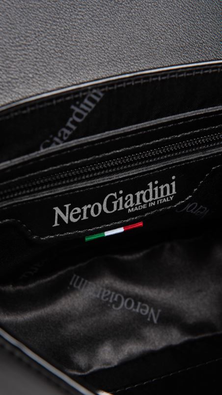 NeroGiardini Women Art. E343012DE technical material clutch Nero N8HP4316