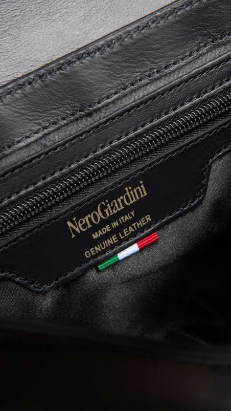 NeroGiardini Women Art. I343511D leather shoulder bag Nero N8HP4297