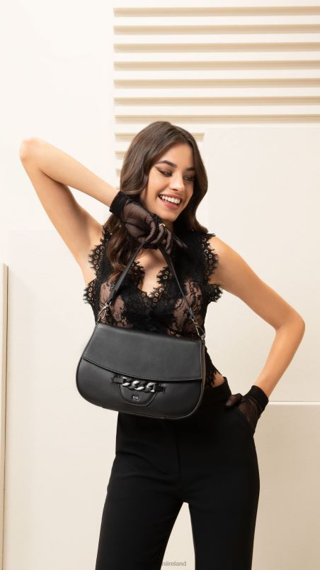 NeroGiardini Women Art. I343522D leather shoulder bag Nero N8HP4293