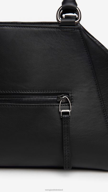 NeroGiardini Women Art. I343531D leather shopping bag Nero N8HP4301