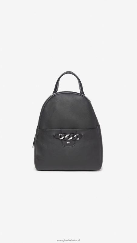 NeroGiardini Women Art. I343520D leather backpack Nero N8HP4308