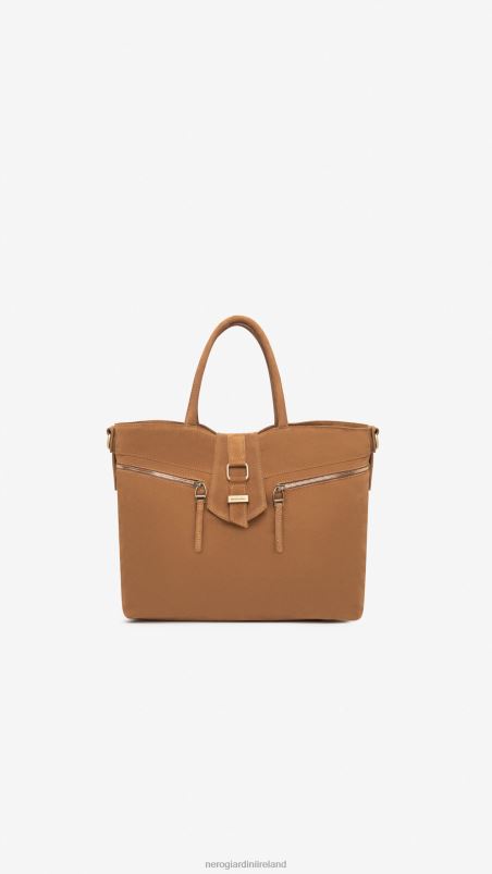 NeroGiardini Women Art. I343542D suede tote bag Malto N8HP4304
