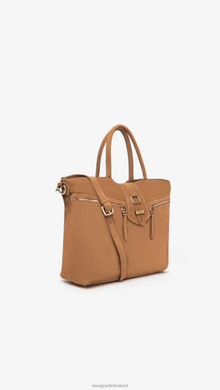 NeroGiardini Women Art. I343542D suede tote bag Malto N8HP4304