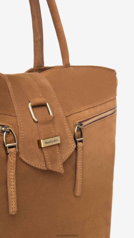 NeroGiardini Women Art. I343542D suede tote bag Malto N8HP4304