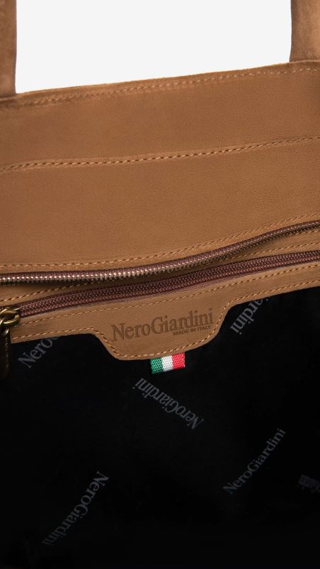 NeroGiardini Women Art. I343542D suede tote bag Malto N8HP4304