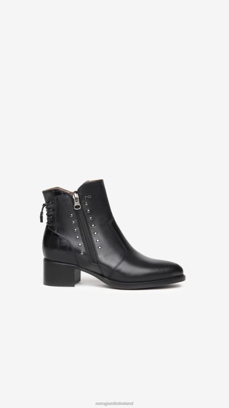 NeroGiardini Women Art. I116761D leather ankle boots Nero N8HP4192