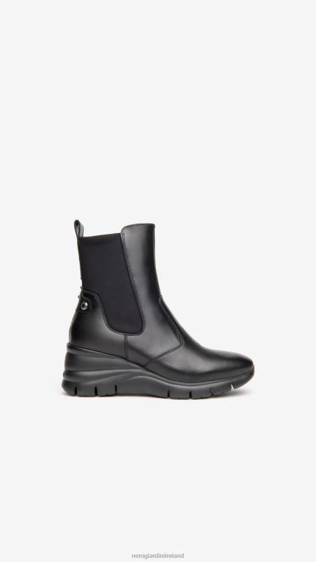 NeroGiardini Women Art. I116885D leather ankle boots Nero N8HP4190