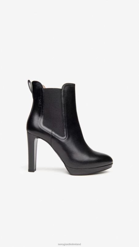 NeroGiardini Women Art. I117250DE leather ankle boots Nero N8HP4183