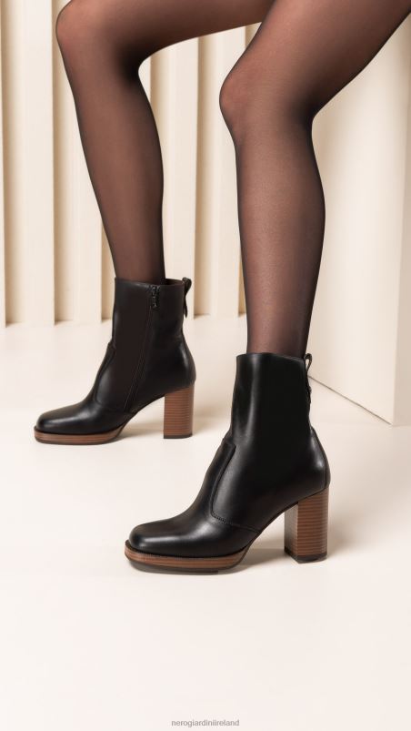 NeroGiardini Women Art. I205062D leather ankle boots Nero N8HP4144