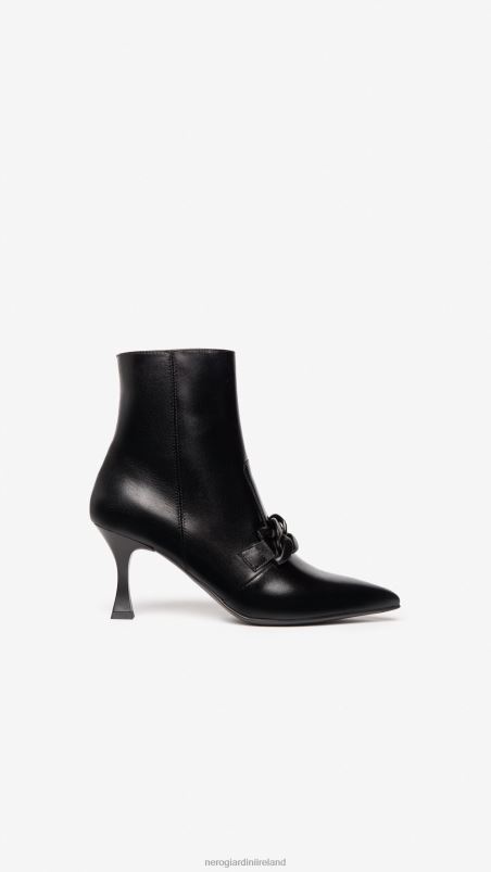 NeroGiardini Women Art. I205585DE leather ankle boots Nero N8HP4169