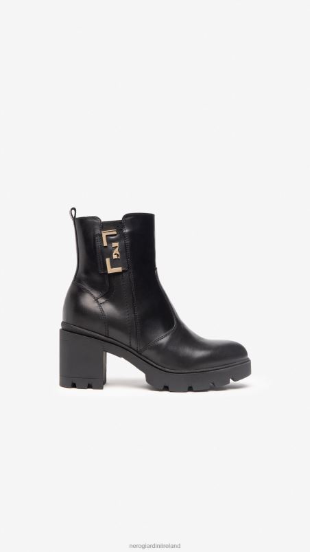 NeroGiardini Women Art. I205860D leather ankle boots Nero N8HP4193
