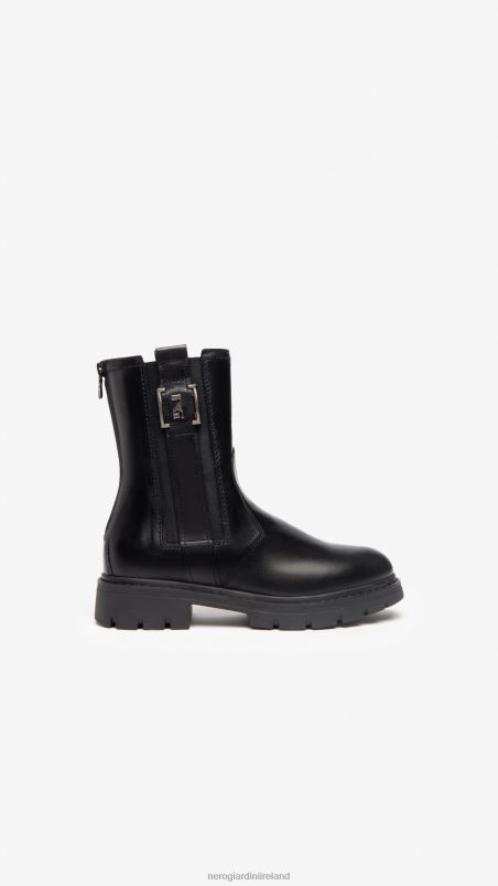 NeroGiardini Women Art. I205910D leather ankle boots Nero N8HP4194