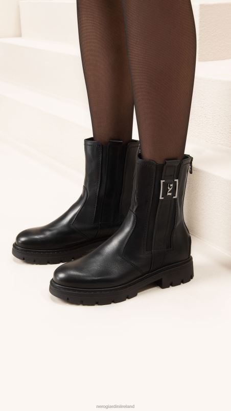 NeroGiardini Women Art. I205910D leather ankle boots Nero N8HP4194