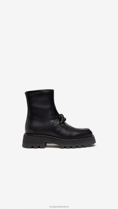 NeroGiardini Women Art. I205941D leather ankle boots Nero N8HP4201