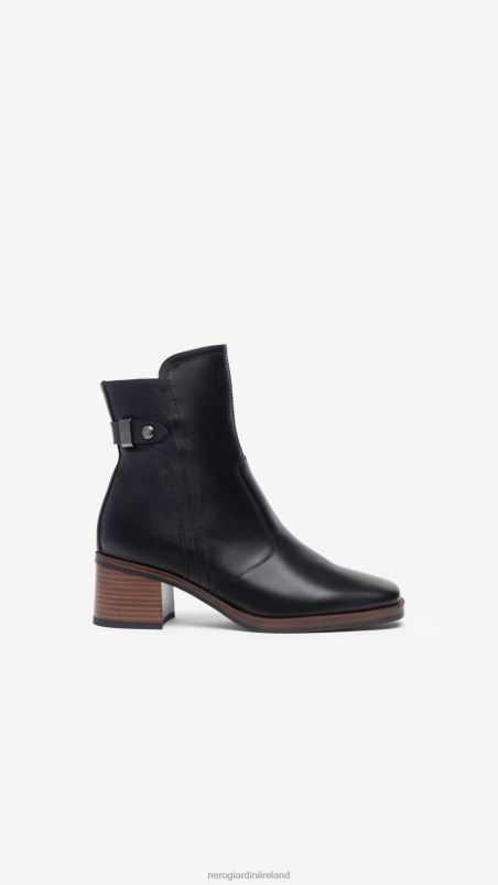 NeroGiardini Women Art. I308183D leather ankle boots Nero N8HP4145