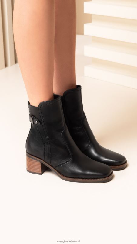 NeroGiardini Women Art. I308183D leather ankle boots Nero N8HP4145