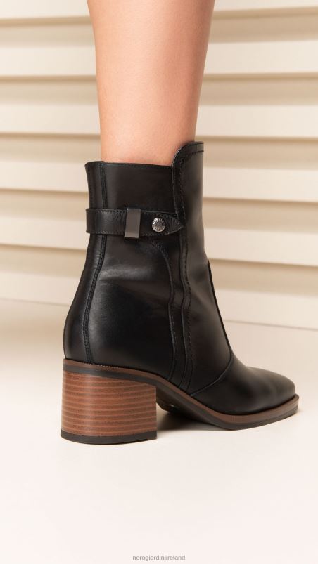 NeroGiardini Women Art. I308183D leather ankle boots Nero N8HP4145