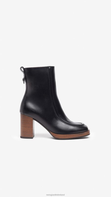 NeroGiardini Women Art. I308193D leather ankle boots Nero N8HP4147