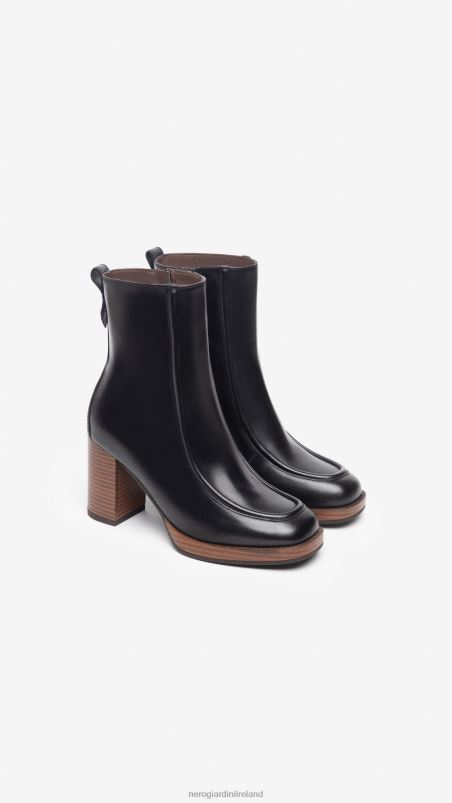 NeroGiardini Women Art. I308193D leather ankle boots Nero N8HP4147