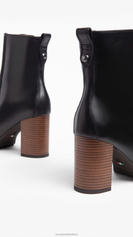 NeroGiardini Women Art. I308193D leather ankle boots Nero N8HP4147