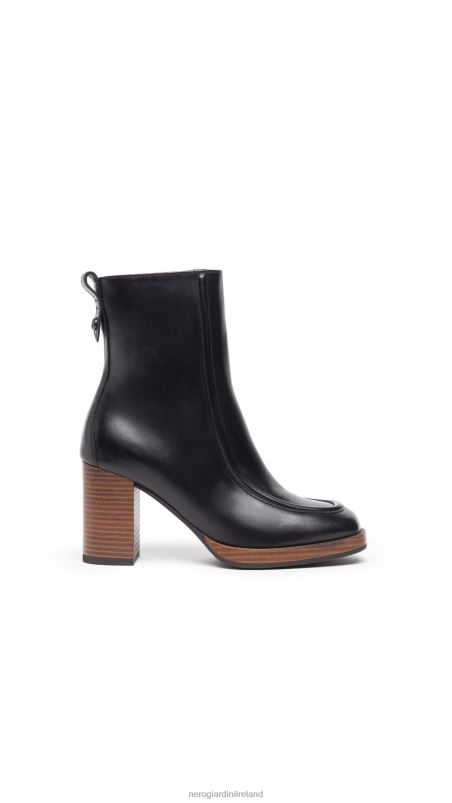 NeroGiardini Women Art. I308193D leather ankle boots Nero N8HP4147