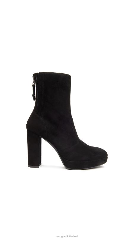NeroGiardini Women Art. I308201D suede ankle boots Nero N8HP4158