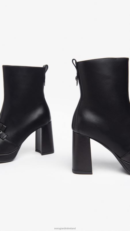 NeroGiardini Women Art. I308218D leather ankle boots Nero N8HP4167