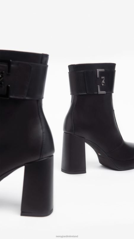 NeroGiardini Women Art. I308220D leather ankle boots Nero N8HP4146