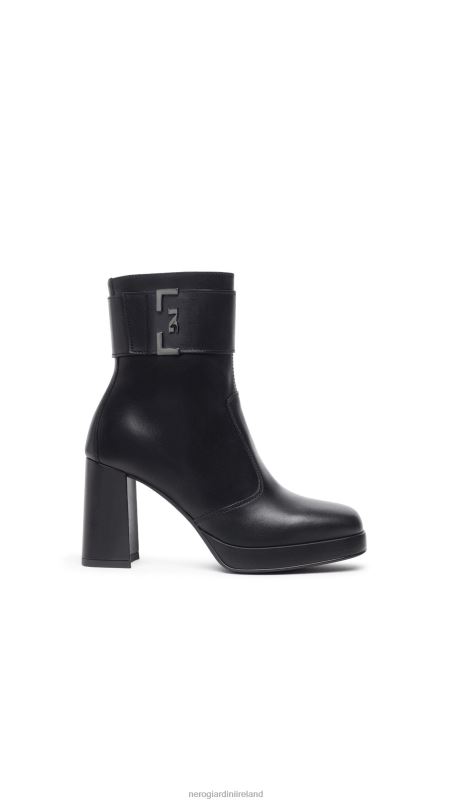 NeroGiardini Women Art. I308220D leather ankle boots Nero N8HP4146