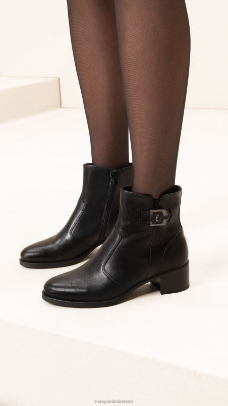 NeroGiardini Women Art. I308232D leather ankle boots Nero N8HP4140