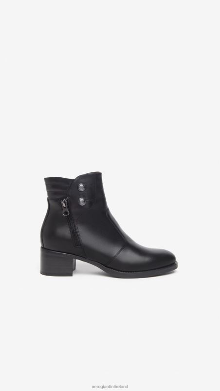 NeroGiardini Women Art. I308234D leather ankle boots Nero N8HP4155