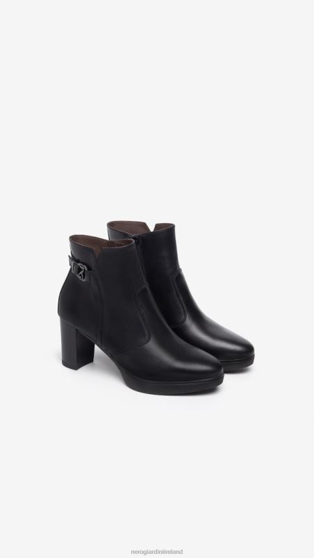 NeroGiardini Women Art. I308241D leather ankle boots Nero N8HP4141