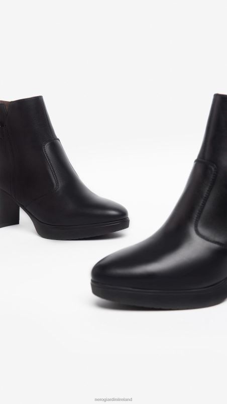 NeroGiardini Women Art. I308241D leather ankle boots Nero N8HP4141